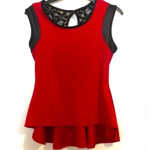 HI-LOW top w/Lace back